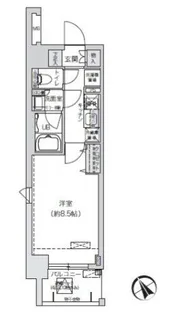 ブランシエスタ駒込【3階】の間取り