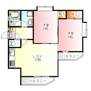 ハイムヴィオラ【1階】の間取り