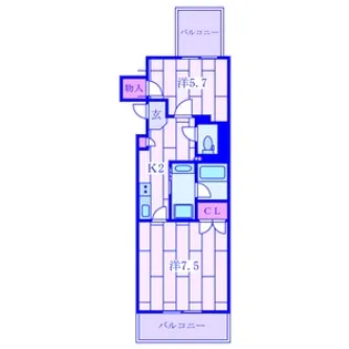 瀧下H.A【4階】の間取り