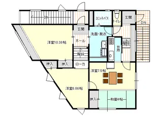 石川県金沢市三口新町4【一戸建】の間取り