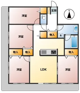 ヴェルアージュ小山【12階】の間取り
