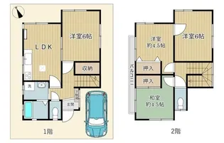 東京都八王子市美山町【一戸建】の間取り