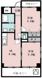 HACHIBUSE帝塚山【7階】の間取り