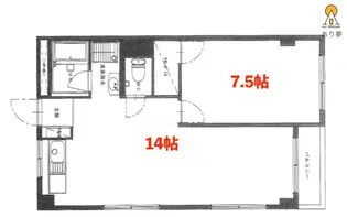 第二福井ビル【2階】の間取り