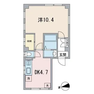 東京都台東区上野6【マンション】の間取り
