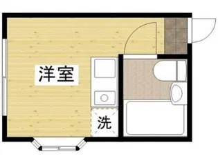 コーポ三木【1階】の間取り