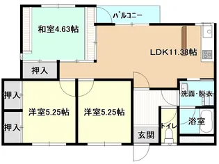 ロイヤル寿マンション【4階】の間取り