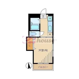 東京都中野区中央2【マンション】の間取り