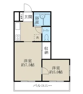 サウスサイド【3階】の間取り