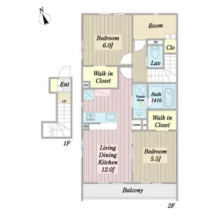 Verano船橋【2階】の間取り