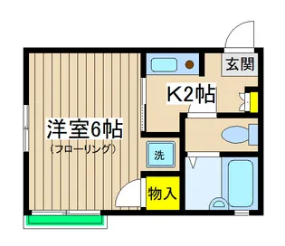 Fuji View【1階】の間取り