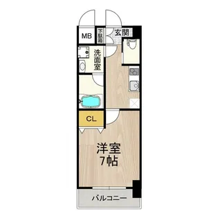 アリビオ江坂垂水町【2階】の間取り