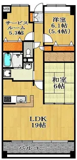 アルデールヒルズ【3階】の間取り