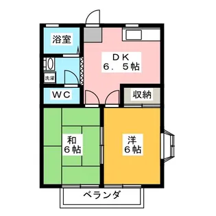 ビィラホワイト本橋【2階】の間取り