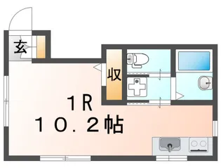 メープル千里山【1階】の間取り