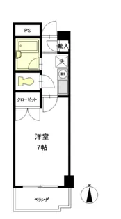 日神パレステージ玉川上水【6階】の間取り
