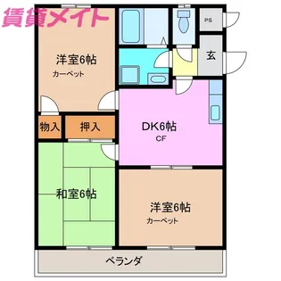 BEEHIVE SUZUKI【1階】の間取り