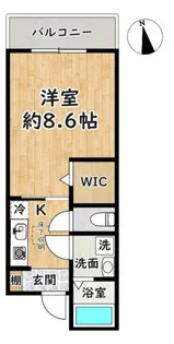 Gran West 泰心【1階】の間取り