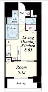 フィーノ南福岡【7階】の間取り
