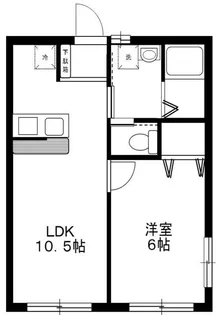 カーサベルデ【1階】の間取り