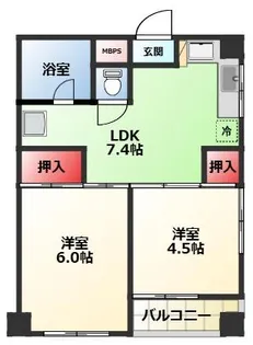 葵ハイツ【3階】の間取り
