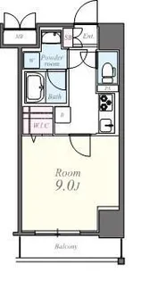 コンパル汐留【7階】の間取り