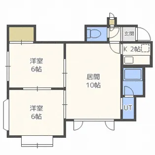 フォーサイト新川【2階】の間取り
