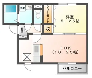 ザ・ルーク【1階】の間取り