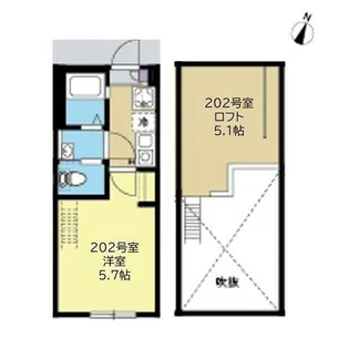 C.B.Grey東林間【2階】の間取り