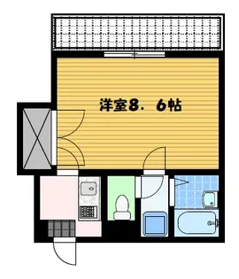 マンションハウスADDIII【5階】の間取り