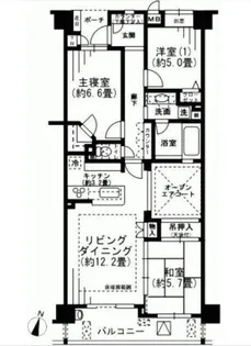 D’レスティア石神井台【3階】の間取り
