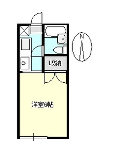 コーポマルヤマ【2階】の間取り