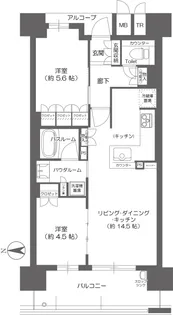 プレサンスロジェ高津公園【12階】の間取り