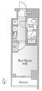 NTPRレジデンス芝浦三丁目【1階】の間取り
