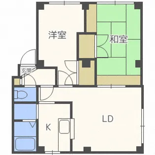 アーバンマンション2【4階】の間取り