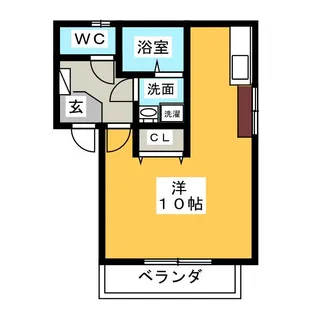 ロイヤルハウス【1階】の間取り
