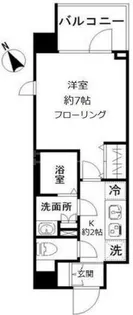 N-stage AkabaneShimo【6階】の間取り