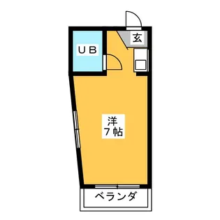 ハートインカヤバ【4階】の間取り
