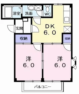 ロイヤル・シャトー【2階】の間取り