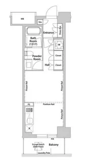飯田橋ガーデンフラッツ【5階】の間取り