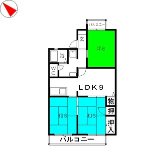 シャンポールY2 A棟【1階】の間取り