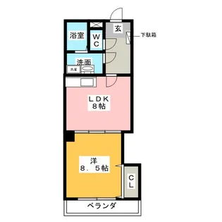 Dolce Gokiso【3階】の間取り
