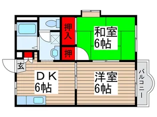 イ-ストコ-トIII【2階】の間取り
