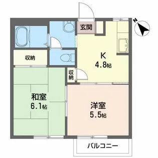 リッチモンド【2階】の間取り