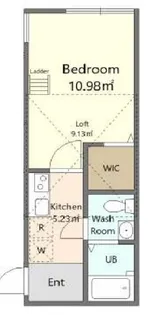 アンダンテ鶴ヶ峰【2階】の間取り
