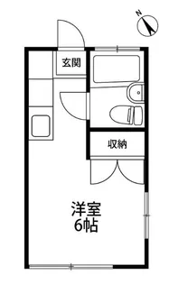 アザース愛名【1階】の間取り