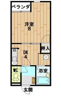 COSY IN KAWANO【5階】の間取り