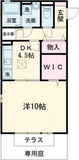 プランドール今在家【1階】の間取り