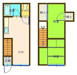 第二末広荘の間取り