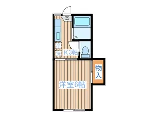 コ-ポラスエイト【1階】の間取り